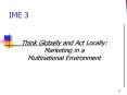IME 3 PowerPoint PPT Presentation
