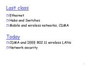 Last class
