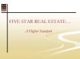 FIVE STAR REAL ESTATE