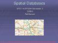 Spatial Databases PowerPoint PPT Presentation