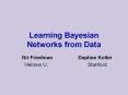 Learning Bayesian Networks from Data PowerPoint PPT Presentation