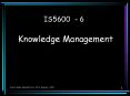 IS5600 6 PowerPoint PPT Presentation