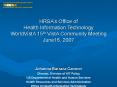 HRSA and Health Information Technology PowerPoint PPT Presentation