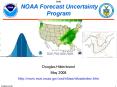 NOAA Forecast Uncertainty Program PowerPoint PPT Presentation