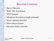 Bayesian Learning