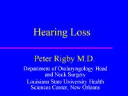 Hearing Loss