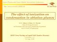 The effect of ionization on condensation in ablation plumes PowerPoint PPT Presentation