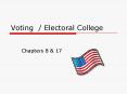 Voting Electoral College PowerPoint PPT Presentation