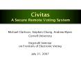 Civitas A Secure Remote Voting System PowerPoint PPT Presentation