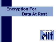 Encryption For Data At Rest