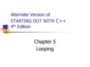 Alternate Version of STARTING OUT WITH C   4th Edition