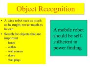 Object Recognition