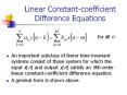 Linear%20Constant-coefficient%20Difference%20Equations PowerPoint PPT Presentation