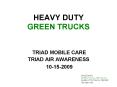 HEAVY DUTY GREEN TRUCKS PowerPoint PPT Presentation