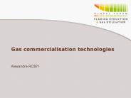 Gas commercialisation technologies