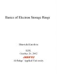 Basics%20of%20Electron%20Storage%20Rings PowerPoint PPT Presentation