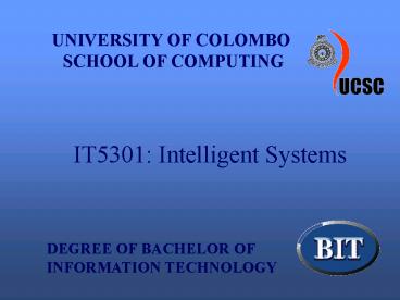 UNIVERSITY OF COLOMBO