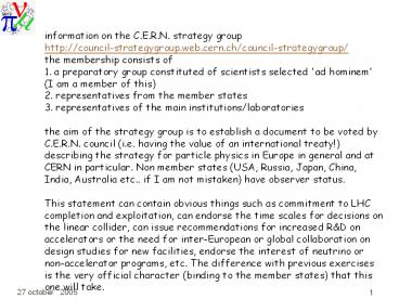 The MICE collaboration