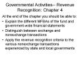 Governmental Activities Revenue Recognition: Chapter 4 PowerPoint PPT Presentation