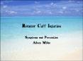 Rotator Cuff Injuries PowerPoint PPT Presentation