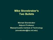 Mike Stonebraker