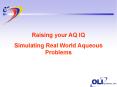 Aqueous Systems Modeling  Course and Workshop PowerPoint PPT Presentation