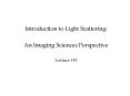Introduction to Light Scattering: PowerPoint PPT Presentation