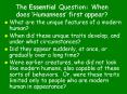 The Essential Question: When does Humanness first appear PowerPoint PPT Presentation