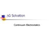 ?G Solvation