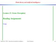 Brain theory and artificial intelligence