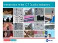 Introduction to the ICT Quality Indicators PowerPoint PPT Presentation