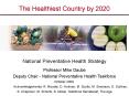 National Preventative Health Strategy PowerPoint PPT Presentation