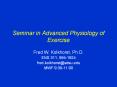 Seminar in Advanced Physiology of Exercise PowerPoint PPT Presentation