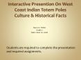 Interactive Presention On West Coast Indian Totem Poles Culture PowerPoint PPT Presentation