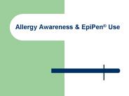 Allergy Awareness