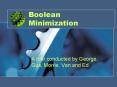 Boolean Minimization PowerPoint PPT Presentation