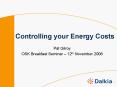 Controlling your Energy Costs PowerPoint PPT Presentation