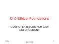 Ch0 Ethical Foundations PowerPoint PPT Presentation