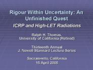 Rigour Within Uncertainty: An Unfinished Quest