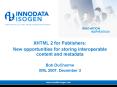 XHTML 2 for Publishers: PowerPoint PPT Presentation