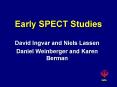Early SPECT Studies PowerPoint PPT Presentation