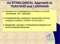 An ETHOLOGICAL Approach to TEACHING and LEARNING PowerPoint PPT Presentation