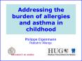 Addressing the burden of allergies and asthma in childhood PowerPoint PPT Presentation