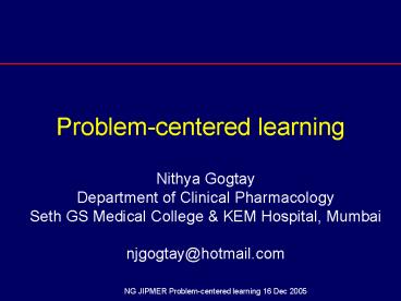 presentation player overlay