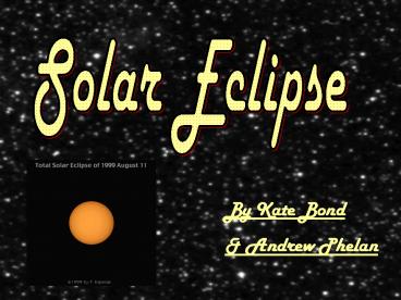 Solar Eclipse