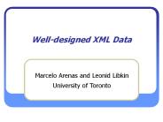 Well-designed XML Data