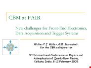 CBM at FAIR