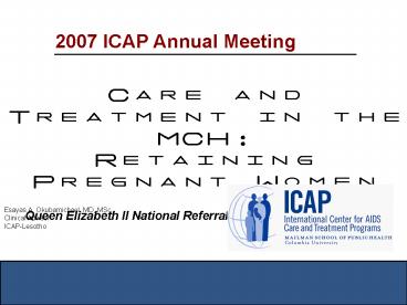 International Center for AIDS Care and Treatment Programs