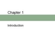 Chapter 1 Introduction