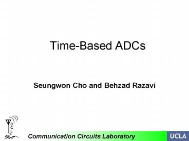 TimeBased ADCs